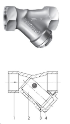 Picture of OVENTROP Strangregulierventil „Hydrocontrol VGC“ DN 80 Rollnut-Anschluss 88,9 mm, PN 25, GG25, Art.Nr. : 1063052