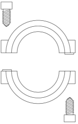 Bild von OVENTROP Diebstahlsicherung für „Uni XD / XDZ / LD“ (Set = 5 Stück), Art.Nr. : 1011775