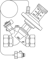 Picture of OVENTROP Differenzdruckregler „Hydromat DTR“ 50-300 mbar, DN 50, PN 16, Art.Nr. : 1064616