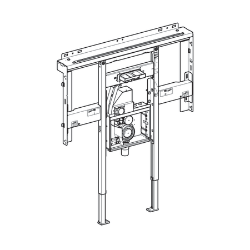 Picture of Geberit ONE Duofix Element WT mit ONE Wandmischer raumhoch, 75cm, Art.Nr. : 111.071.00.1