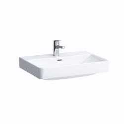 Picture of Laufen Pro S - Waschtisch PRO S 65X47 LCC WS, 650 x 465 x 175, 400, LCC-weiss, ohne Hahnloch, Art.Nr. : H8109644001091