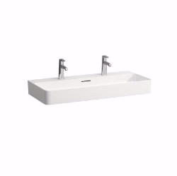 Bild von Laufen VAL - Waschtisch VAL 95X42 WEISS, 000 weiss, 1 Hahnloch, 950 x 420 x 115, Art.Nr. : H8102870001041