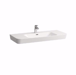 Picture of Laufen MODERNA R - Waschtisch unterbaufähig MODERNA R 104X46 WS MATT, 757 weiss matt, ohne Hahnloch, 1045 x 470 x 170, Art.Nr. : H8135467571091