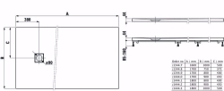 Bild von Laufen SOLUTIONS - Duschwanne, aus Verbundwerkstoff Marbond, rechteckig, Ablauf Seite, 035 sand, 800 x 800 x 38, Art.Nr. : H2134490350001