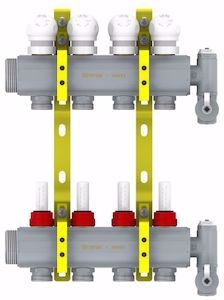 Picture of Meier Tobler Messing-Verteiler 11/4"x3/4" Topmeter 4 Kreise , Art.Nr. : 220TT-07-04-8863