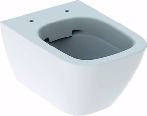 Bild von Geberit Smyle Square Wand-WC spülrandlos Tiefspüler verkürzt T=49cm, KeraTect / weiss, Art.Nr.: 500.379.01.8