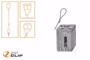 Picture of Zip-Clip LOOP-IT STANDARD SEILAUFHANGUNG 3 METER - BELASTUNG 500KG - 4 STUCK , Art.Nr. : ZIP-503