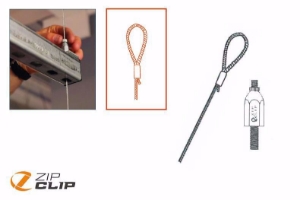 Bild von Zip-Clip STRUT-LOCK STANDARD SEILAUFHÄNGUNG 1 METER - BELASTUNG 45KG - 10 STÜCK , Art.Nr. : ZIP-251