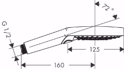 Bild von Hansgrohe Raindance Select S Handbrause 120 3jet, Mattweiß , Art.Nr. : 26530700