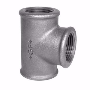 Picture of +GF+ 130 T-Stück, egal, ISO/EN B1, Dimension ″: 1/4", Art.Nr.: 770130202