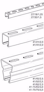Bild von Sikla Montageschiene 2 m MS 27/37/1.25 , Art.Nr. : 110569