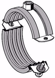 Bild von Sikla Schraubrohrschelle mit Einlage SRS 2G 12- 15 , Art.Nr. : 159368