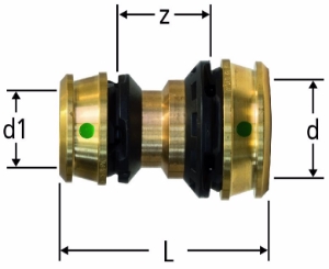 Bild von Nussbaum  84236 Optiflex-Flowpress-Kupplung, Grösse: 63 x 50, Art.Nr. 84236.35