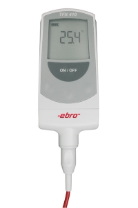 Bild von Ebro Electronic TFX 410+TPX 200 Thermometer mit spitzem Stabmessfühler NL120/3mm, -50°C/+300°C, Lemo, Art.Nr. : 1340-5418