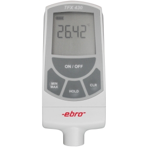 Bild von Ebro Electronic TFX 430 Präzisions-Thermometer Pt100, min/max/hold, -100°C/+500°C, Lemo, exkl. Temperaturfühler, Art.Nr. : 1340-5430