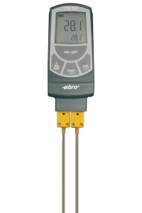 Bild von Ebro Electronic TFN 530-SMP 2-Kanal-Thermometer für Thermoelemente, -200°C/+1200°C, SMP, ATEX, exkl. Temperatursonden, Art.Nr. : 1340-5532