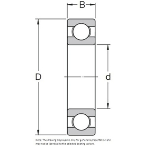 Bild von SKF Dünnringlager Offen Serie FPX Art. Nr. FPXC 800