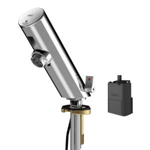 Bild von KWC F3EM1001 Elektronik-Standbatterie mit Rückflussverhinderer:ja, Berechnungsdurchfluss Trinkwasser:0.07 l/s, Berechnungsdurchfluss Warmwasser:0.07 l/s, Art.Nr. : 2030033388