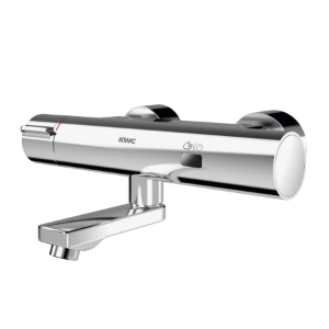 Bild von KWC F5E-Therm F5ET1019 Elektronik-Thermostatbatterie mit Rückflussverhinderer:ja, Berechnungsdurchfluss Trinkwasser:0.07 l/s, Berechnungsdurchfluss Warmwasser:0.07 l/s, Art.Nr. : 2030039530