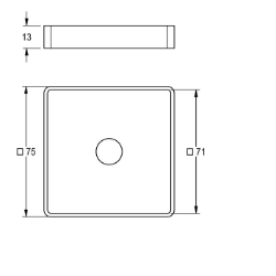 Bild von KWC ZAQFU0001 Montageadapter Füllmenge:1, Mengeneinheit:Stück, Art.Nr. : 2030021225