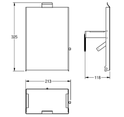 Bild von KWC EXOS. ZEXOS611 Edelstahlfront EXOS611/-E , Art.Nr. : 2030034649