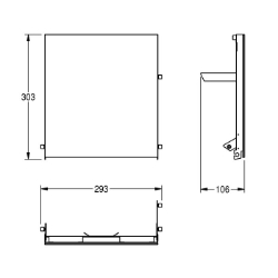 Bild von KWC EXOS. ZEXOS600W Glasfront EXOS600 , Art.Nr. : 2030025236