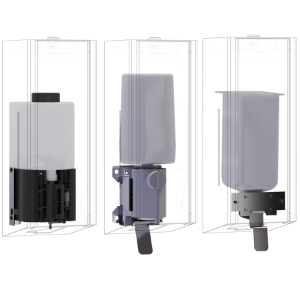 Bild von KWC EXOS. ZEXOS625K Umrüstkit auf EXOS625 Gesamttiefe:105 mm, Gesamthöhe:107 mm, Gesamtbreite:101 mm, Art.Nr. : 2030022954