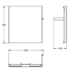 Bild von KWC EXOS. ZEXOS600 Edelstahlfront EXOS600 , Art.Nr. : 2030022936