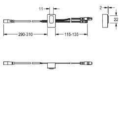 Bild von KWC ASLM2001 Sensor, ID 81/00001 Füllmenge:1, Mengeneinheit:Stück, Art.Nr. : 2030041484