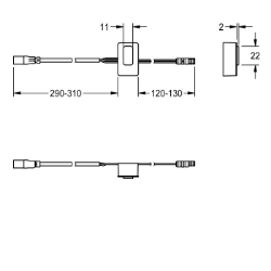 Bild von KWC ASEX1005 Sensor, ID 01/00004 Füllmenge:1, Mengeneinheit:Stück, Art.Nr. : 2030041458