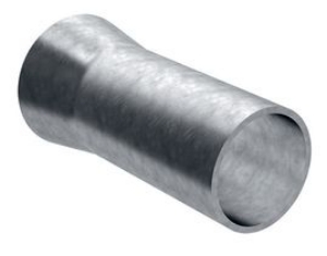 Picture of Geberit - Übergangsstücke GEBERIT MAPRESS Wasser Edelstahl Rostfrei 1.4404 mit Anschweiss- und Einschubende, d mm: 15, d1 mm: 17.2, s mm: 1.0, H cm: 4.5, h cm: 3, Art.Nr. : 32412