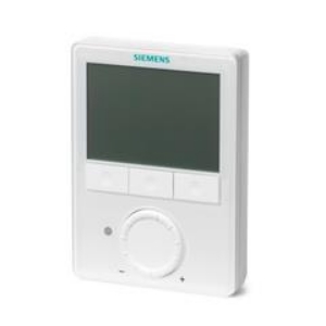 Bild von Siemens - Raumthermostat, AC 230 V, Ventilatorkonvektoren und Universalapplikationen, Wochenschaltprogramm, Hochformat, Art.Nr. :RDG100T - Nachfolgemodel RDG200T