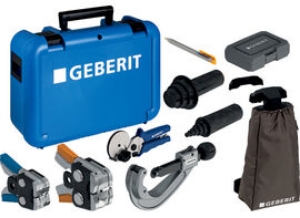 Bild von Geberit - Koffer bestückt GEBERIT FlowFit, Kompatibilität [2], servicefrei, verzinkt, für Funktionsprüfung mit Geberit PowerTest geeignet, Art.Nr. :655.084.00.1