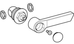 Bild von Geberit - Oberteile - Set GEBERIT Messing, Kugel aus PPSU, Art.Nr. :241.311.00.2