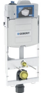 Bild von Geberit - Wand-WC-Elemente GEBERIT GIS, mit zwei Wasseranschlüssen, Rahmen verzinkt, Rahmen mit vier Schnellbefestigungen, Schutzart IP45, Art.Nr. :461.208.00.1