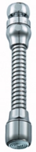 Bild von NEOPERL CASCADE SLC AC Strahlregler, mit Hahnschlauch & Kugelgelenk, 3/8", EK: F, A = ~ 13.5 - 15 l/min., Art.Nr. : 10 9622 98