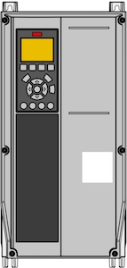 Picture of Danfoss Frequenzumrichter FC-102 1.5 KW, IP55, Art.Nr. :131H2448