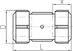 Bild von +GF+ PRIMOFIT Kupplung kurz verzinkt Egal für Stahlrohr, Dimension ″: 21/2", Art.Nr.: 775102057