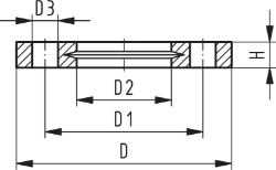 Picture of +GF+ Losflansch PP-V (Vollkunststoff), Ø mm: 90, Art.Nr.: 727700513