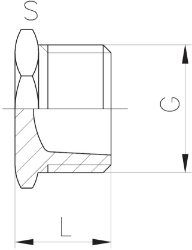 Picture of +GF+ Stopfen PVC-U G, Grösse: 3/4", Art.Nr.: 721960907