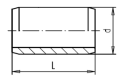 Picture of +GF+ Doppelnippel PVC-U metrisch, Grösse: 20, Art.Nr.: 721900906