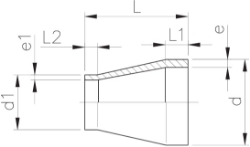 Picture of +GF+ PROGEF Standard Reduktion SDR11/PN10, Grösse: 25‑ 20, Art.Nr.: 727908537